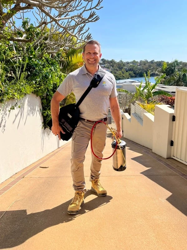 Keep Safe technician equipped for a property visit